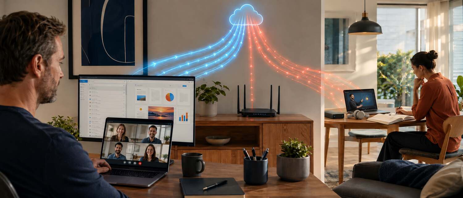 25mbps work from home bandwidth